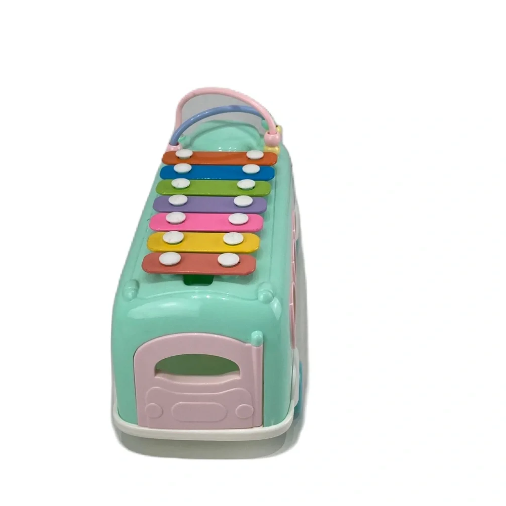 Ruohey Baby Toy Musical School Bus Piano sticker pack leggings and bloomers 9m